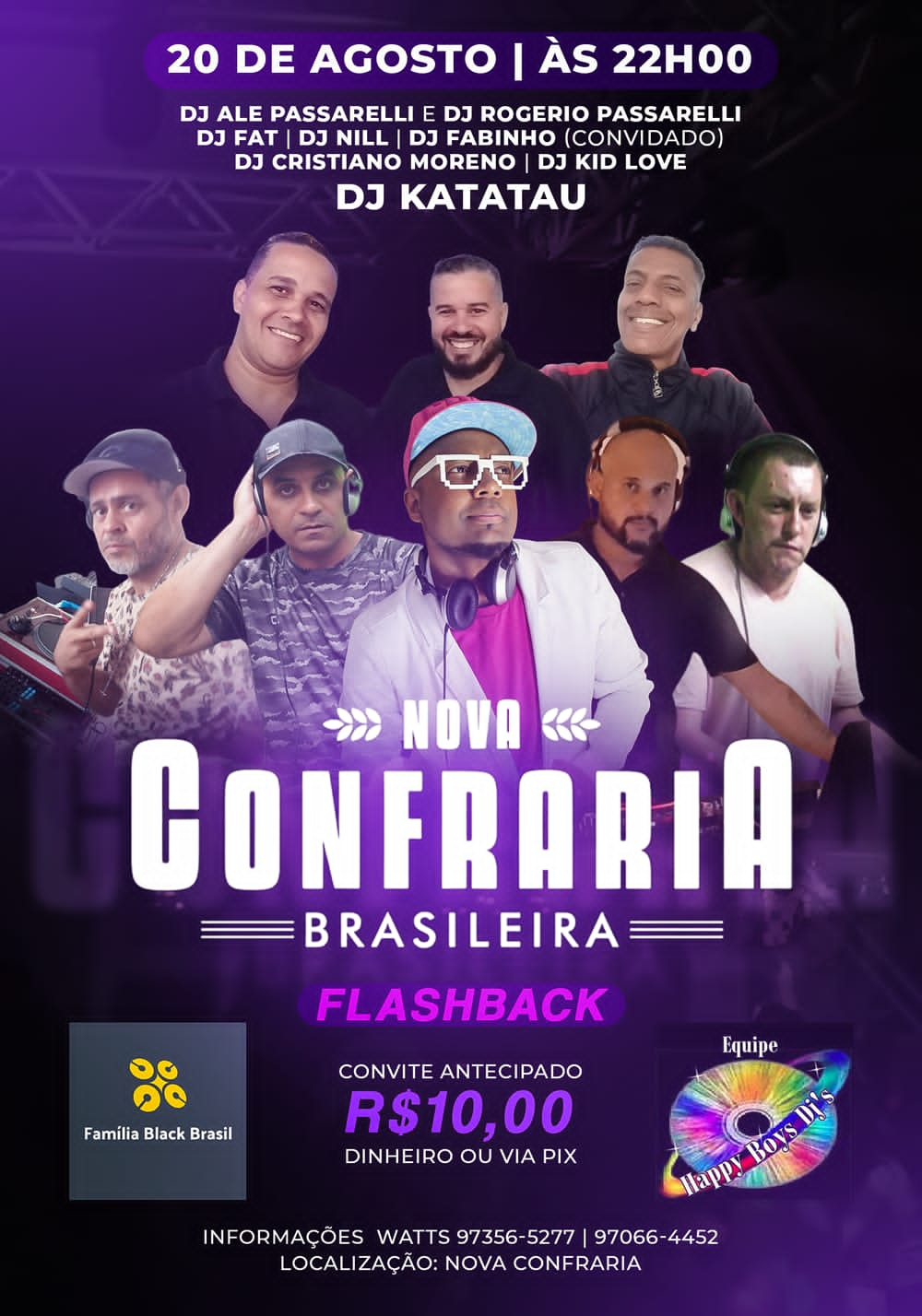 Baile flash back no Acre Clube 