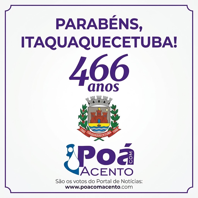 Parab辿ns, Itaquaquecetuba! 466 anos de hist坦ria, for巽a e futuro